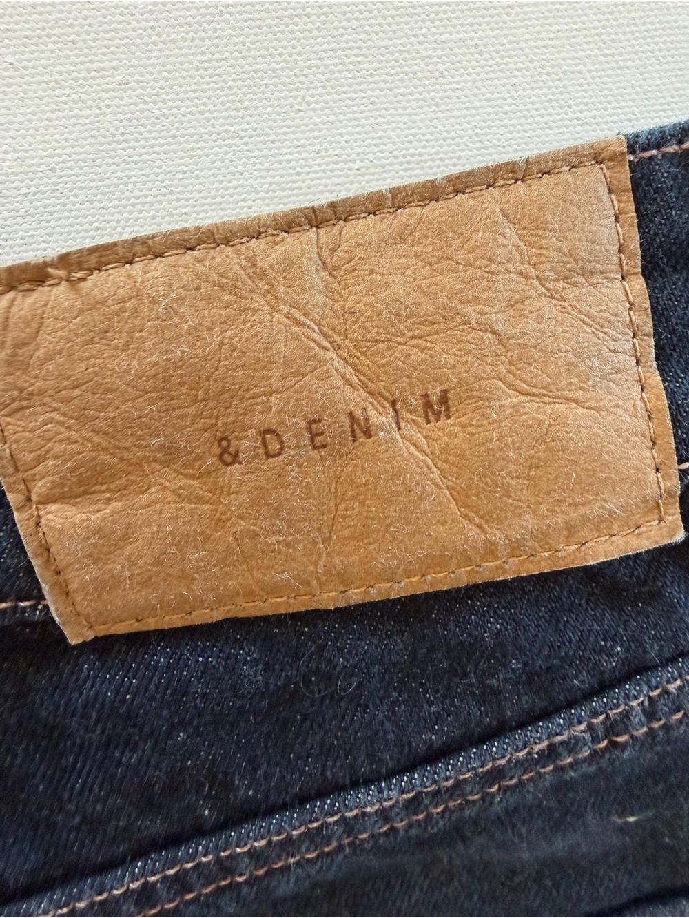 &Denim H&M Dark Wash High Rise Barrel Jeans Size 0 - Picture 4 of 4